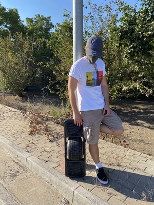 30km 35km ένα Skateboard 700w 1000w 1500w ροδών