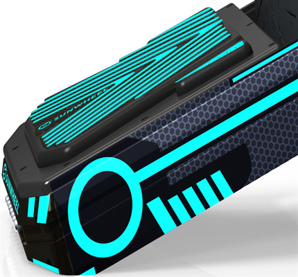 Ενήλικη πίντα ένα Skateboard 1000w 48V 700W ροδών με το πεντάλι